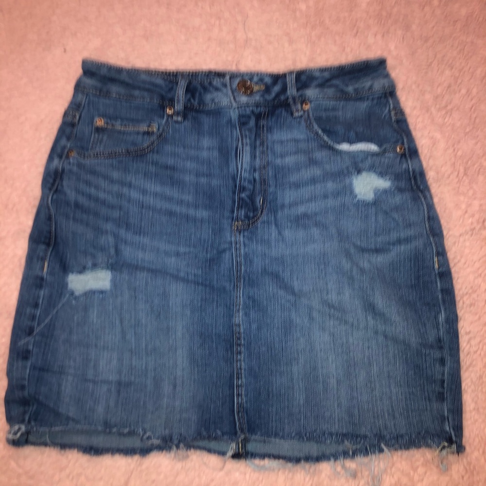 Garage Stretch Denim Skirt